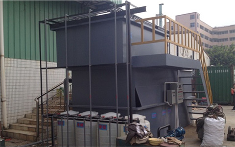 東莞大嶺山某企業3m3/h含油廢水氣浮處理工程案例